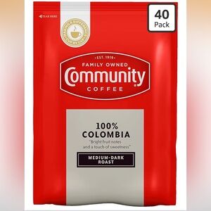Community Coffee 100% Colombia 40 Pack